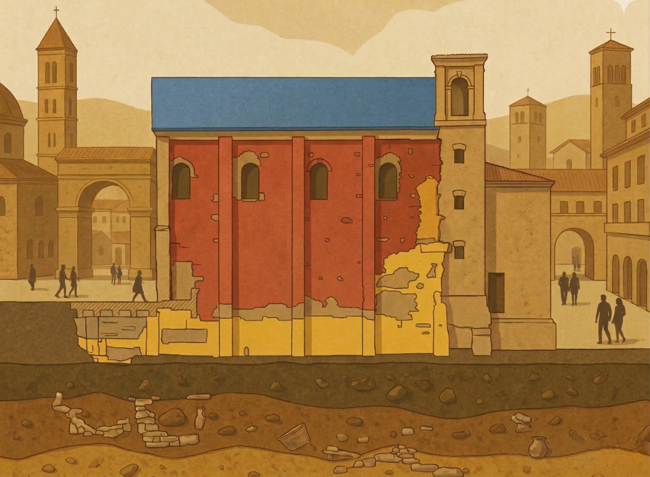 Ravenna sotto ai piedi